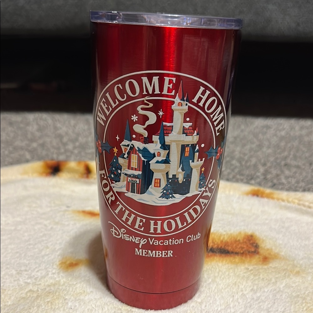 Disney “Welcome Home for the Holidays” tumbler.